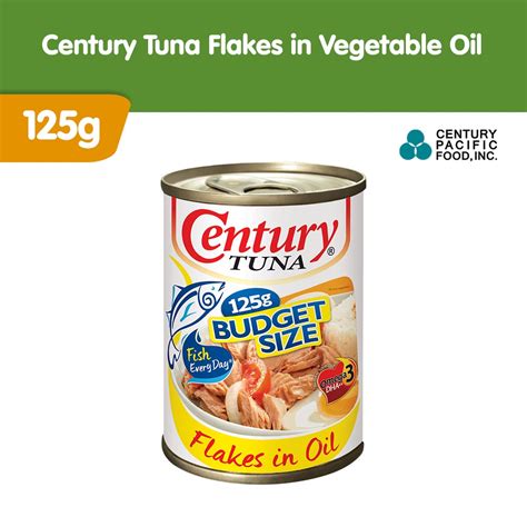 Calories in Century Tuna Tuna Flakes in Vegetable Oil and .